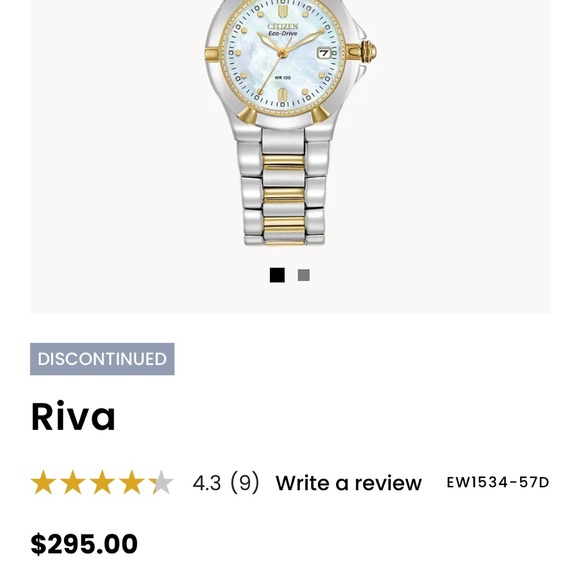 Citizen Eco-Drive Gold and Silver Smartwatch - Picture 2 of 6